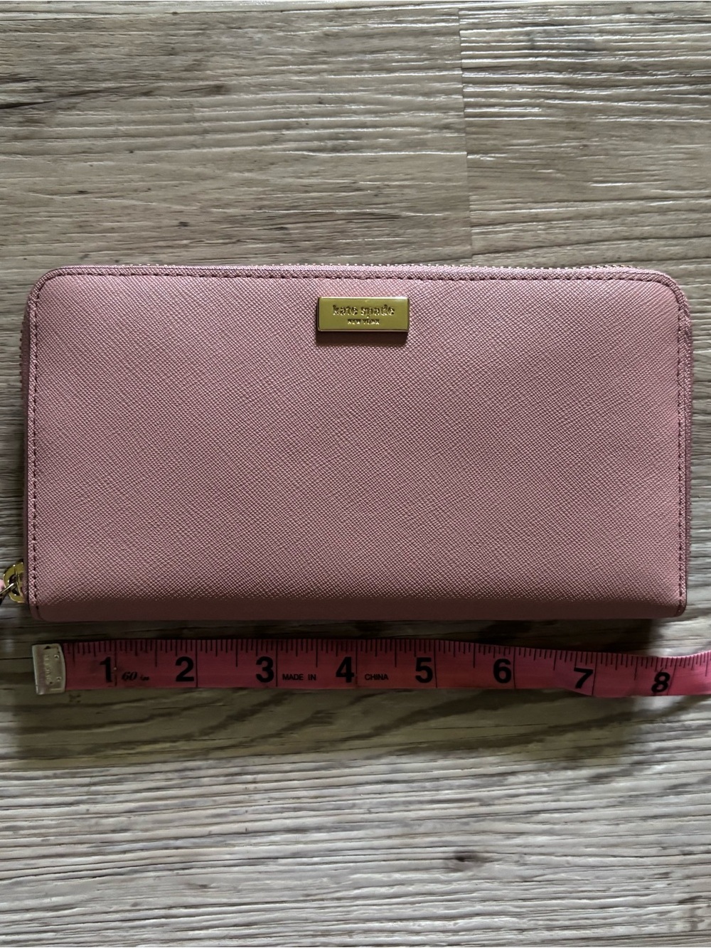 kate spade Blush Pink Zip-Around Continental Wallet